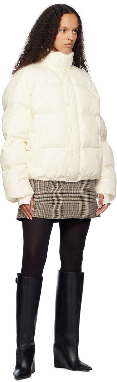 Puffer jakke Courrèges Courrèges Insulated Puffer Jacket Hvid | 323CMA105PL0112, 3