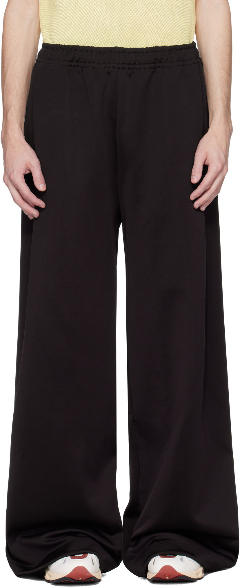 Joggingbukser Lacoste Lacoste Runway Oversized Trousers Sort | XH6771