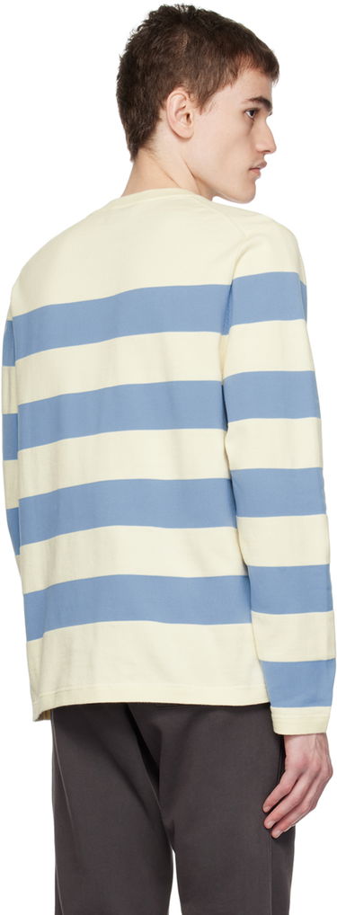 T-shirt Paul Smith PS Paul Smith Stripe Long Sleeve Sweater Beige | M2R-226Y-L21872, 2