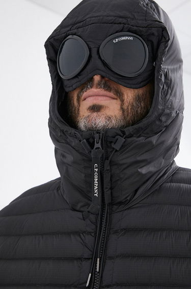 Puffer jakke C.P. Company Puffect Hooded Jacket Sort | 11CMOW007A006099A, 1