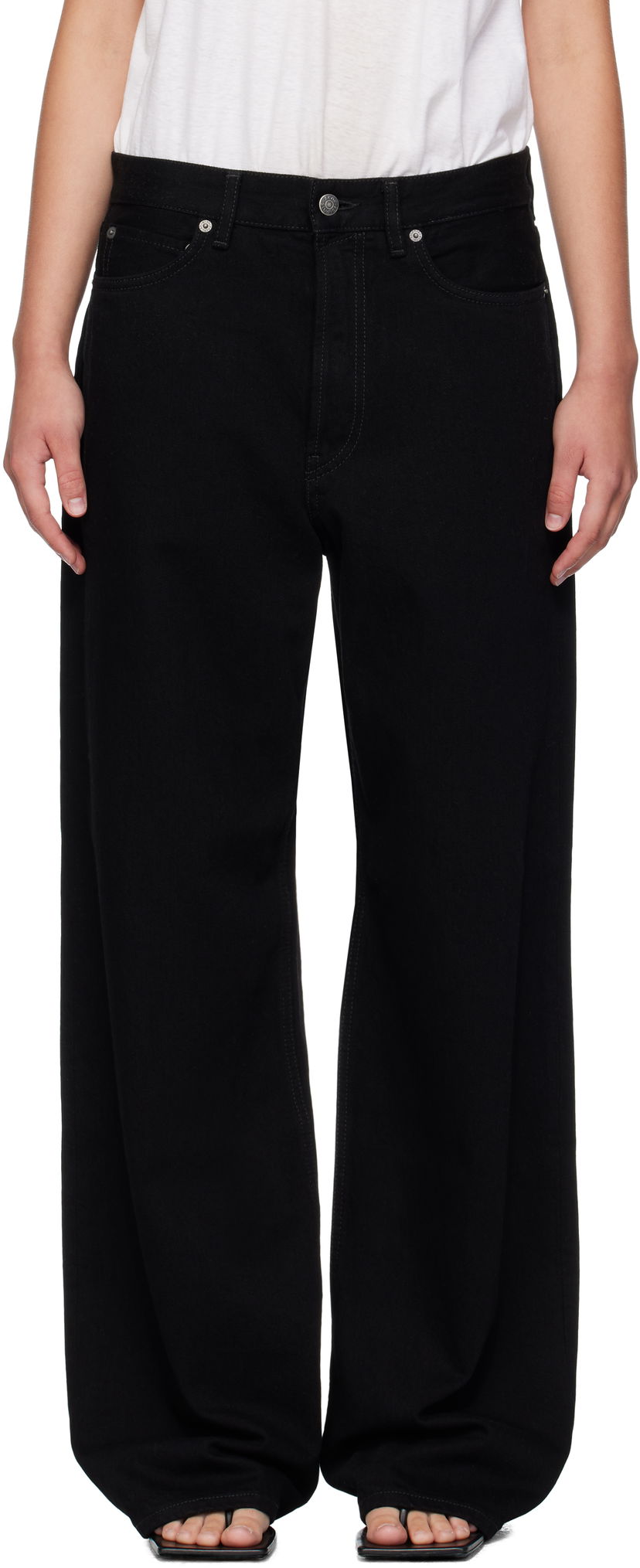 Jeans Acne Studios Acne Studios Loose Fit 1981 Jeans Sort | C00100-