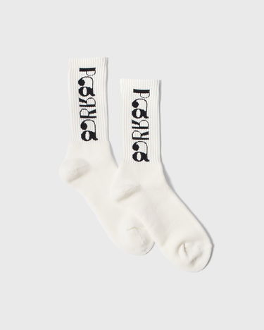 Sokker By Parra Logo Crew Socks Hvid | 54265, 1
