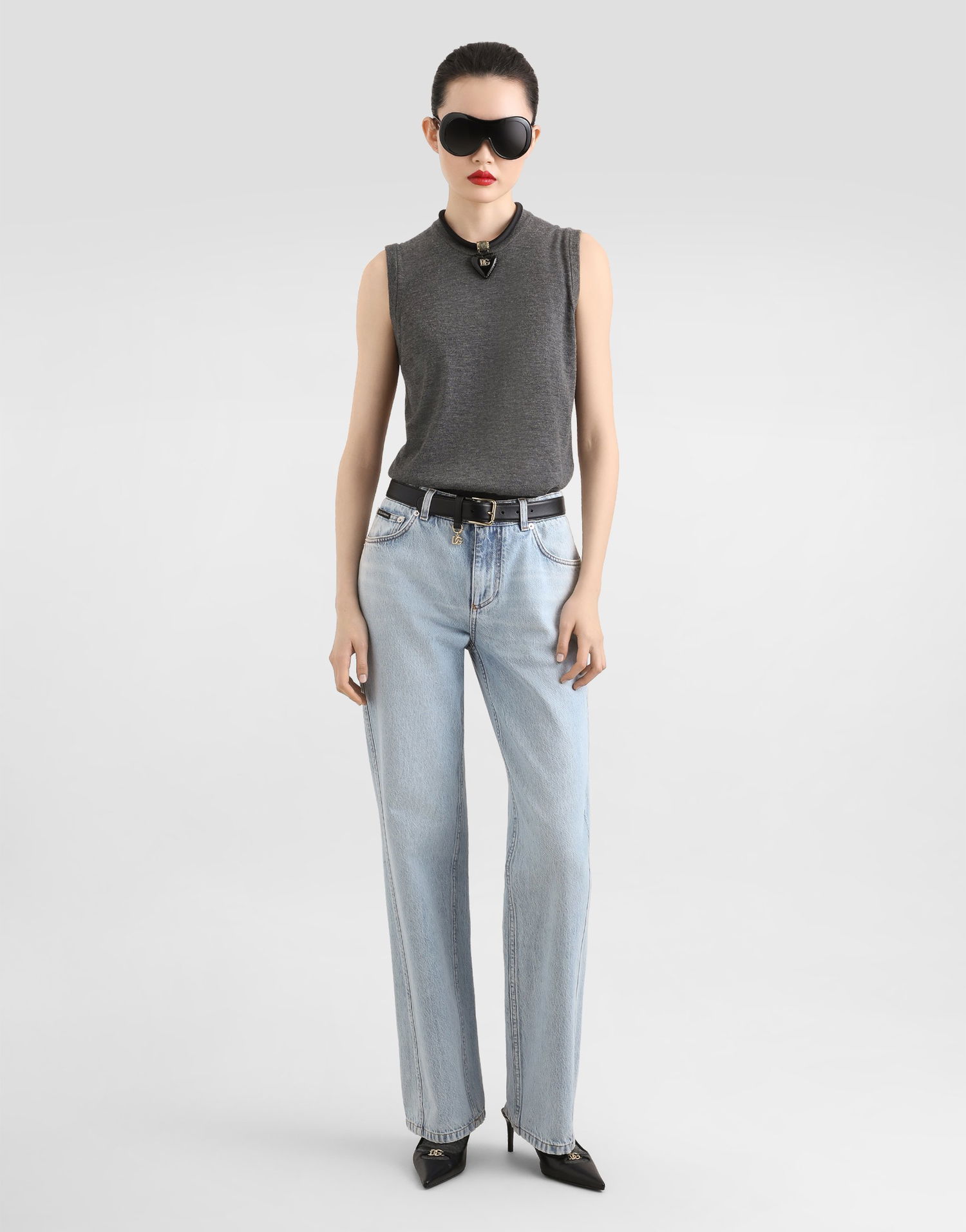 Jeans Dolce & Gabbana Dolce & Gabbana 5-Pocket Denim Trousers Blå | FTDCFDG8NQ9S9001, 1