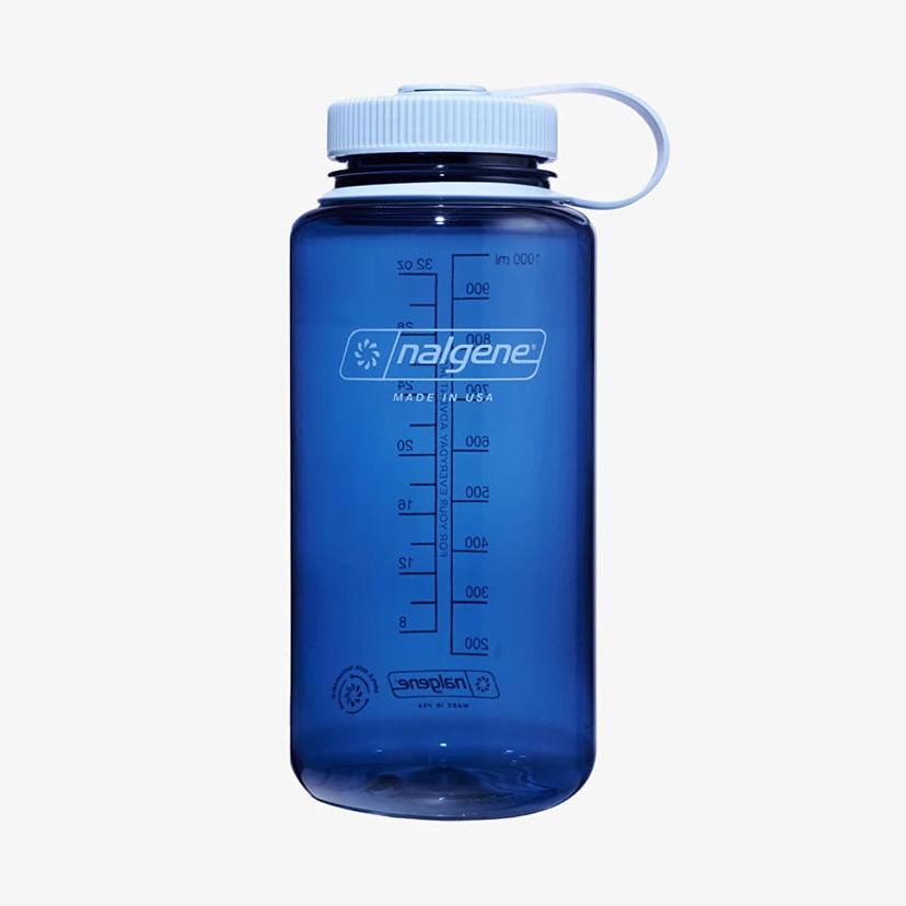 Drikkeflaske Nalgene Wide Mouth Sustain Water Bottle 1000ml Blå | 2020-6132