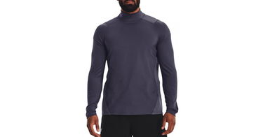 T-shirt Under Armour Tee ColdGear Rush Mock Grå | 1366059-558, 1