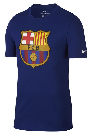 T-shirt Nike FCB T-Shirt Evergreen Crest Blå | 898621-455, 0