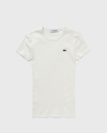 T-shirt Lacoste Slim Fit Organic Cotton T-Shirt Hvid | TF5538, 2