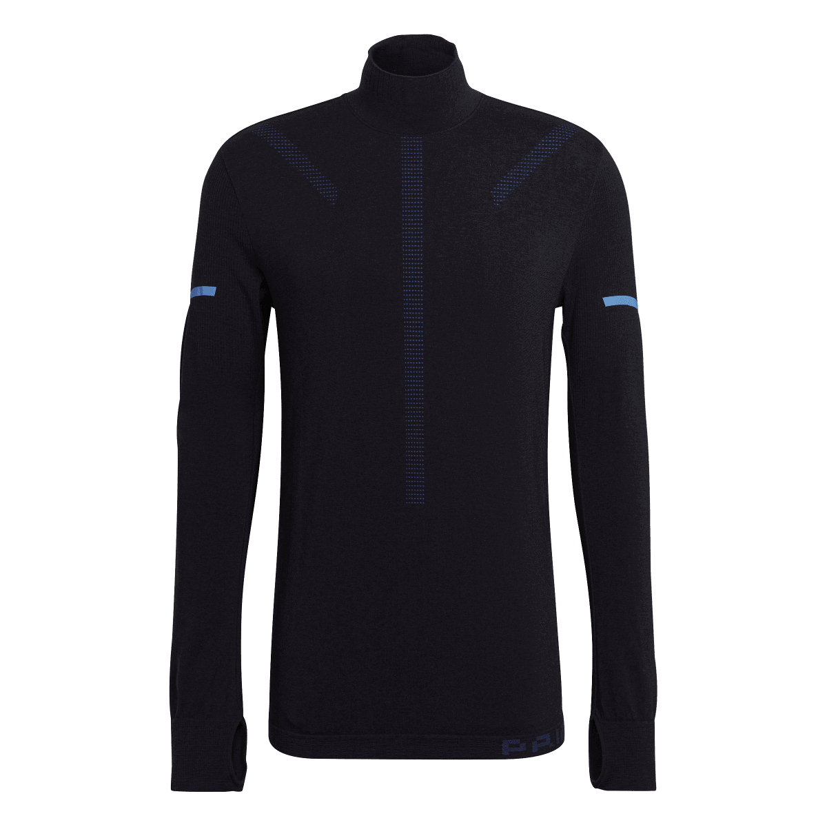 Sweater adidas Originals Engineered Knit Long Sleeve Mock Neck Midlayer Sort | GT9948, 0