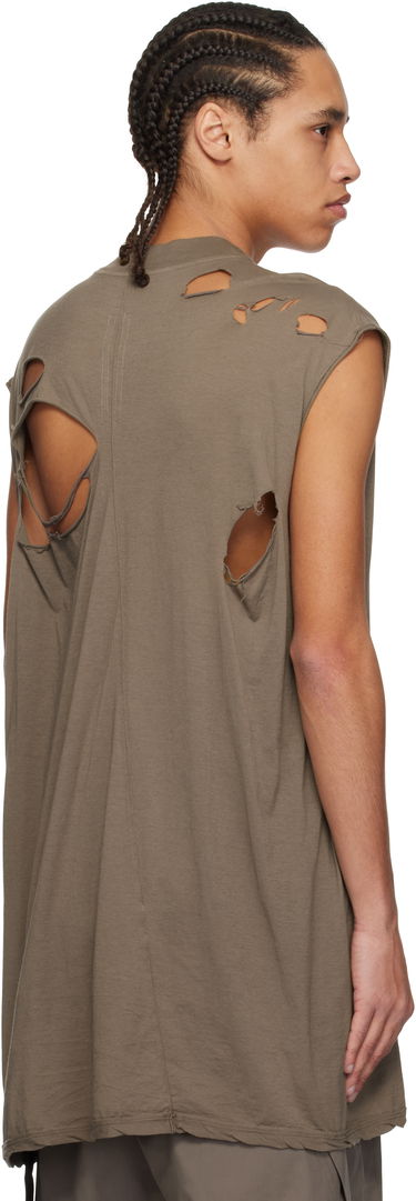 Tanktop Rick Owens Rick Owens DRKSHDW Hollywood Tarp Sleeveless T-Shirt Brun | DU01E3158 BHDSD, 2