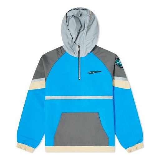 Vindjakke Puma Rhude Crossover HZ Half Zipper Jacket Blå | 596755-41