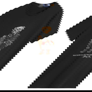T-shirt Polo by Ralph Lauren Holiday Bear T-Shirt Sort | 710P00094001-BLK, 0