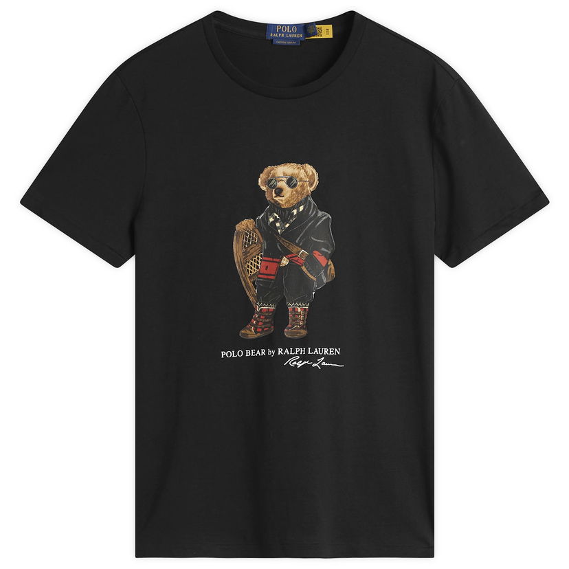 T-shirt Polo by Ralph Lauren Holiday Bear T-Shirt Sort | 710P00094001-BLK