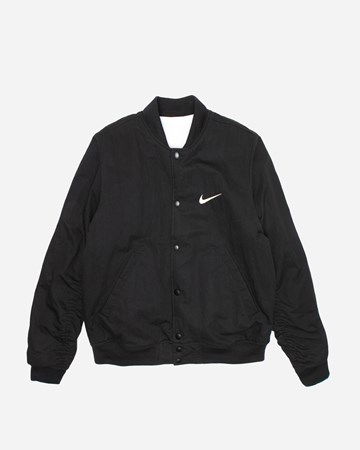 Bomberjakke Nike Stüssy x Reversible Varsity Jacket Sort | FJ9153-010, 0