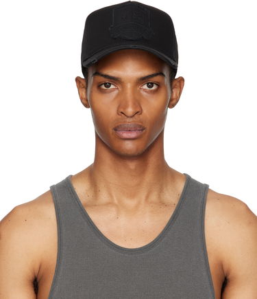 Kasket DSQUARED2 Dsquared2 Logo Baseball Cap Sort | BCM0928_05C00001, 0