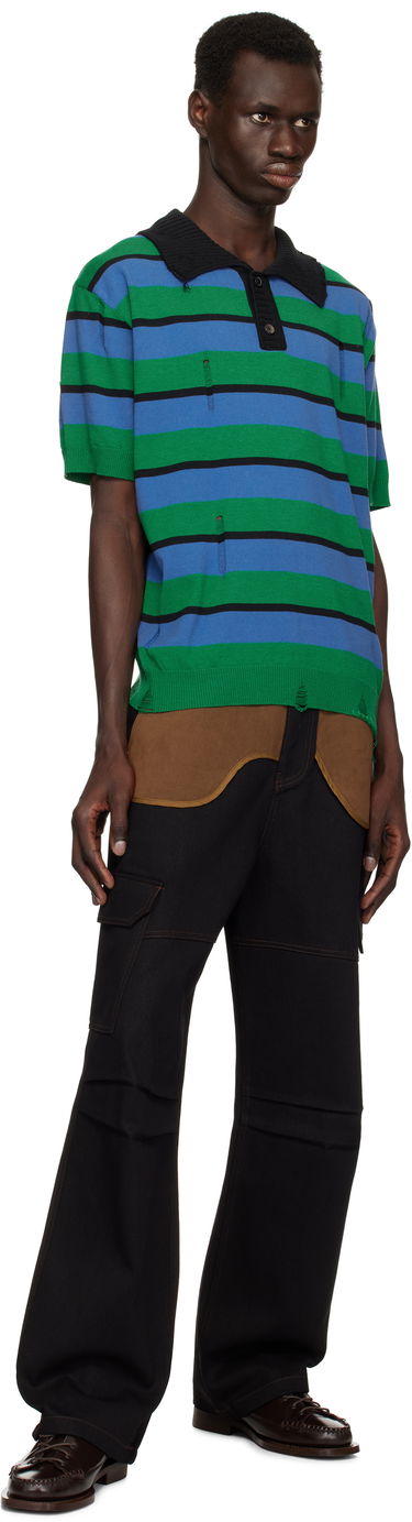 Polo skjorte Andersson Bell Andersson Bell Damaged Stripe Knit Polo Flerfarvet | atb1242m, 3
