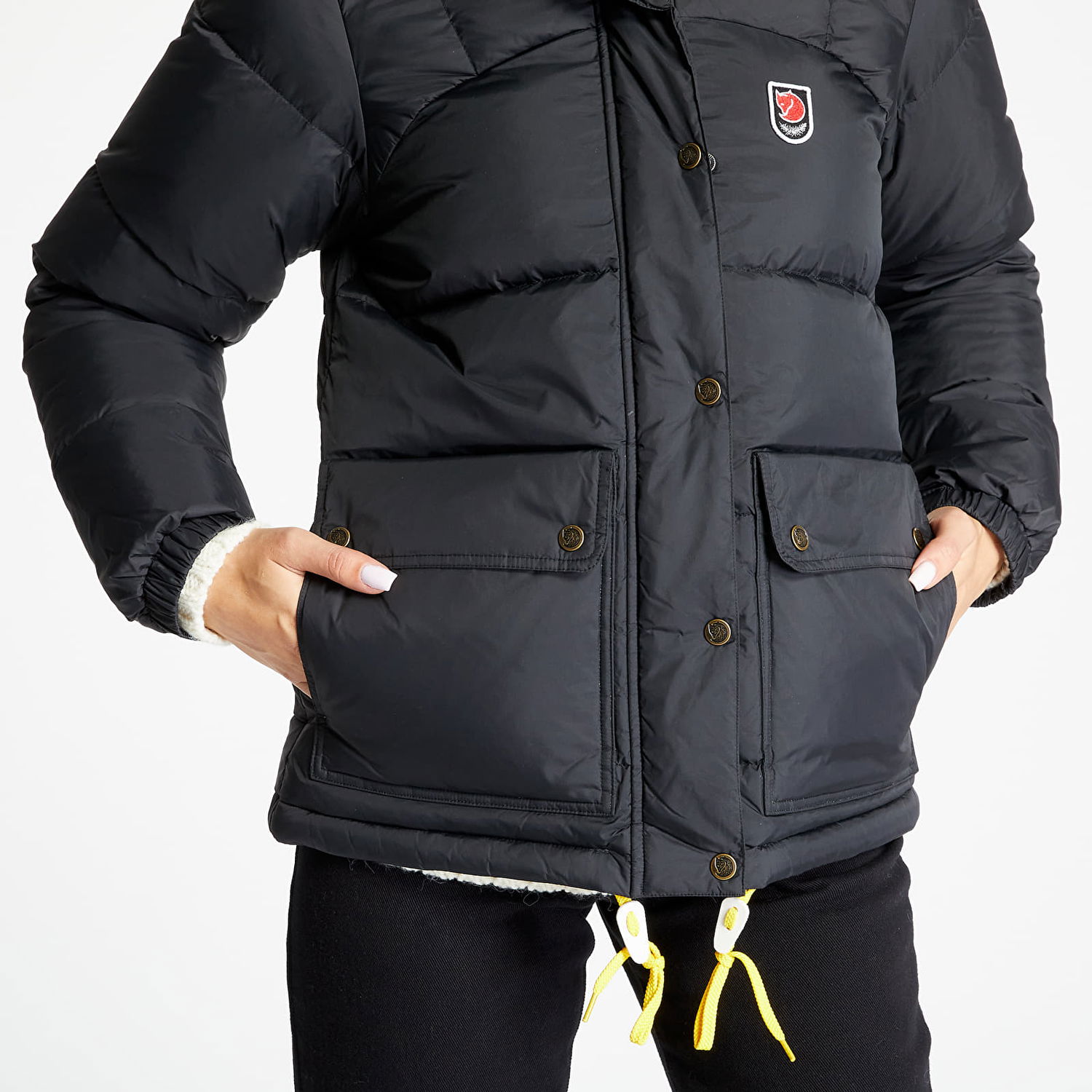 Puffer jakke FJÄLLRÄVEN Expedition Down Lite Jacket Sort | F89995-550, 1