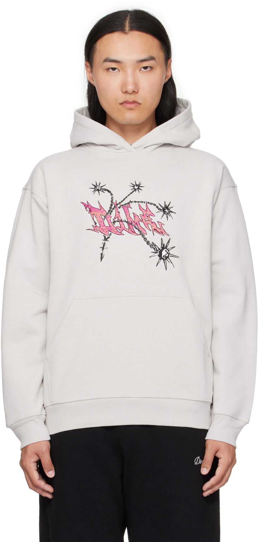 Sweatshirt Dime Dime Frail Hoodie Grå | DIMEFA2555CEM