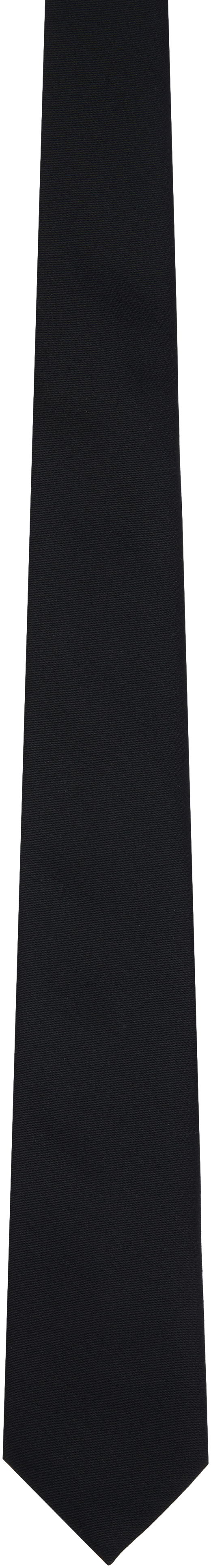 Bælter Valentino Valentino Garavani Wool & Silk Valentie Tie Sort | 6Y2EV194ZFD, 0