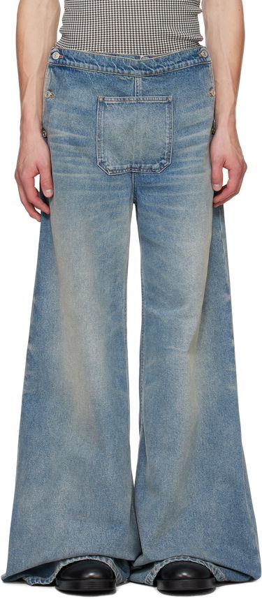 Jeans Courrèges Courrèges One Pocket Baggy Jeans Blå | 324DPA238DE0033, 0