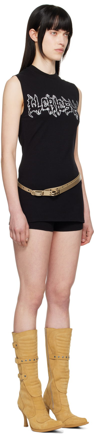 Tanktop 032C 032c Super Bad Jersey Minidress Sort | S25-WRC-2621-050, 1
