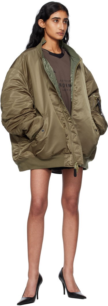 Bomberjakke VETEMENTS Vetements Alpha Industries Edition Cut-Up Reversible Jacket Grøn | UH76BO450GO, 4