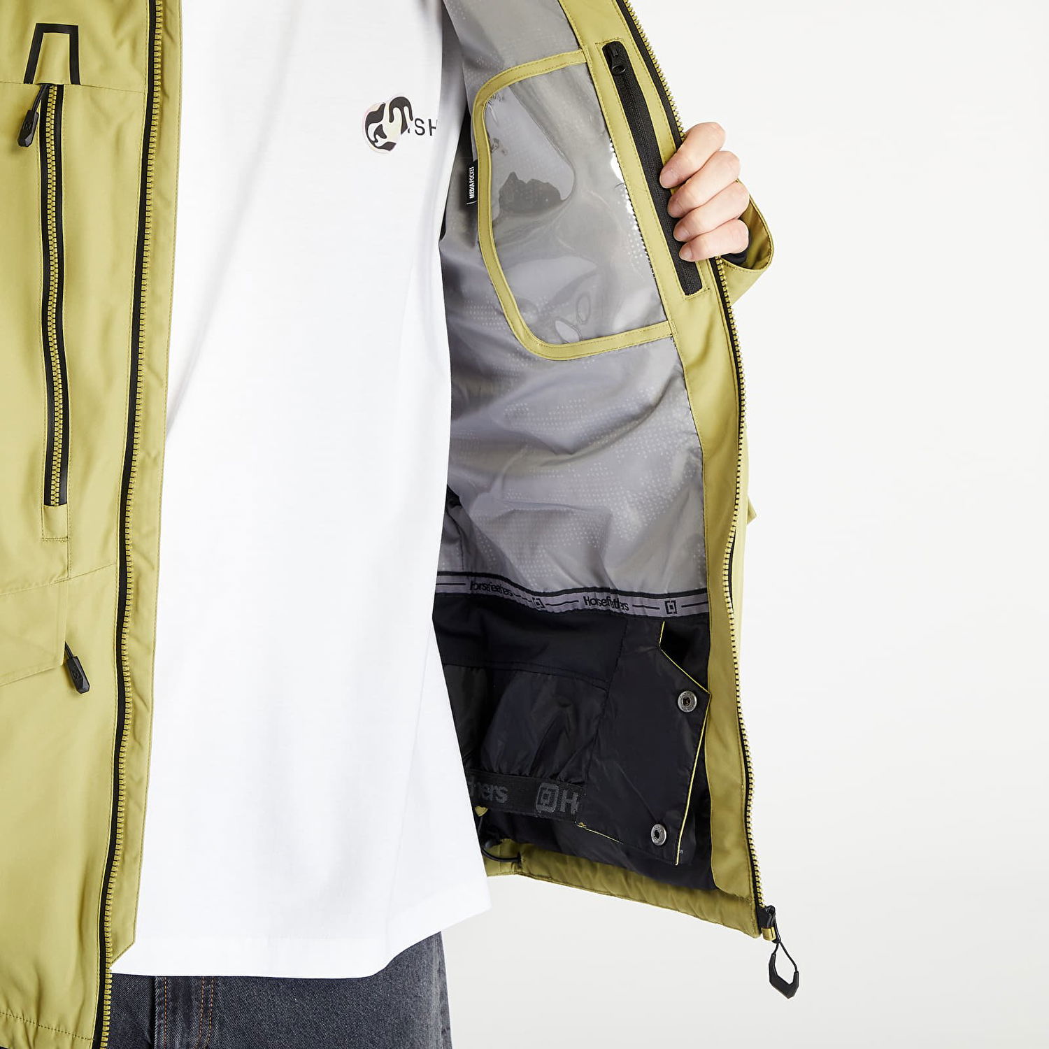 Jakke Horsefeathers Halen II Jacket Grøn | OM301F, 1