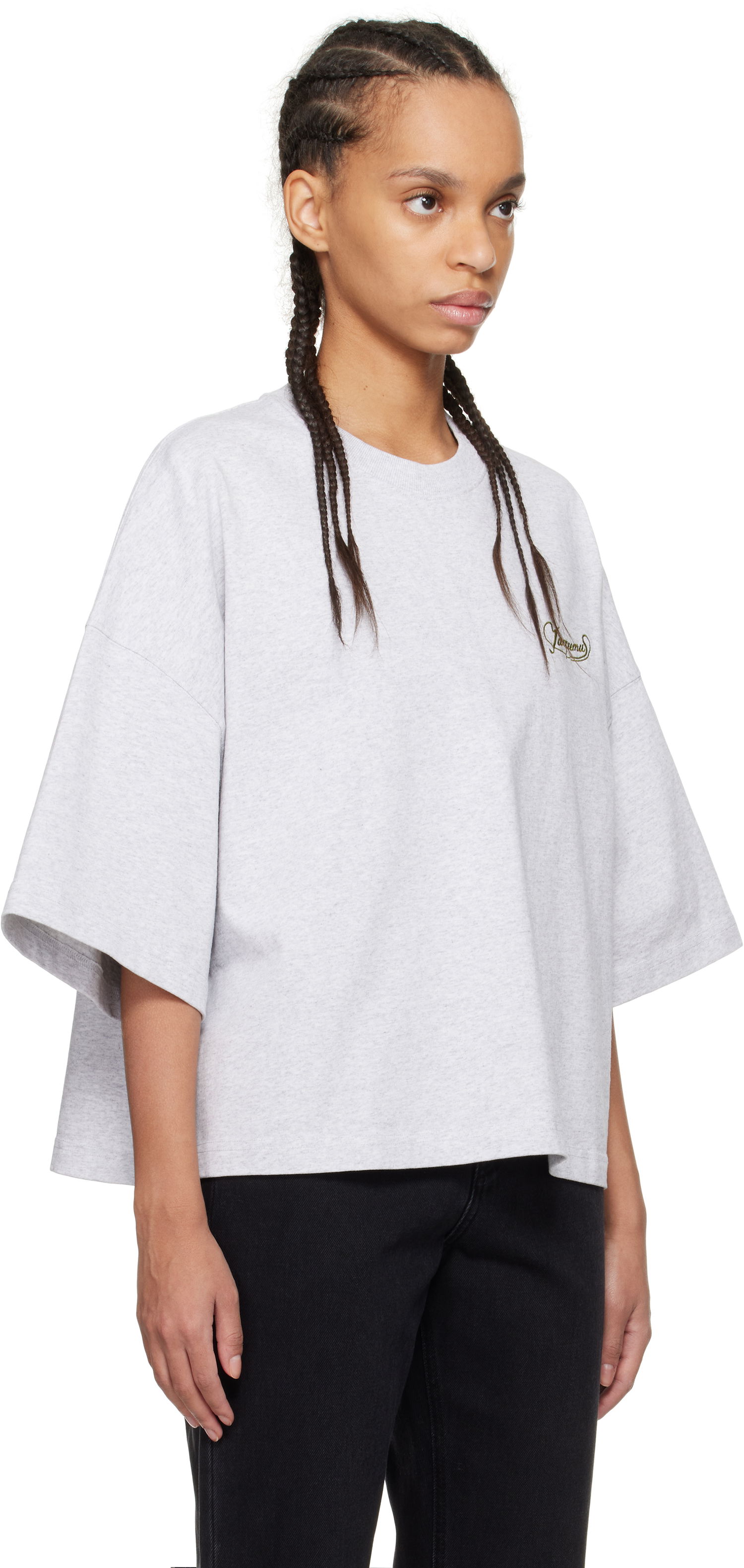 T-shirt Jacquemus Jacquemus 'The Corto' T-Shirt Grå | 25E251JS216-2102, 1