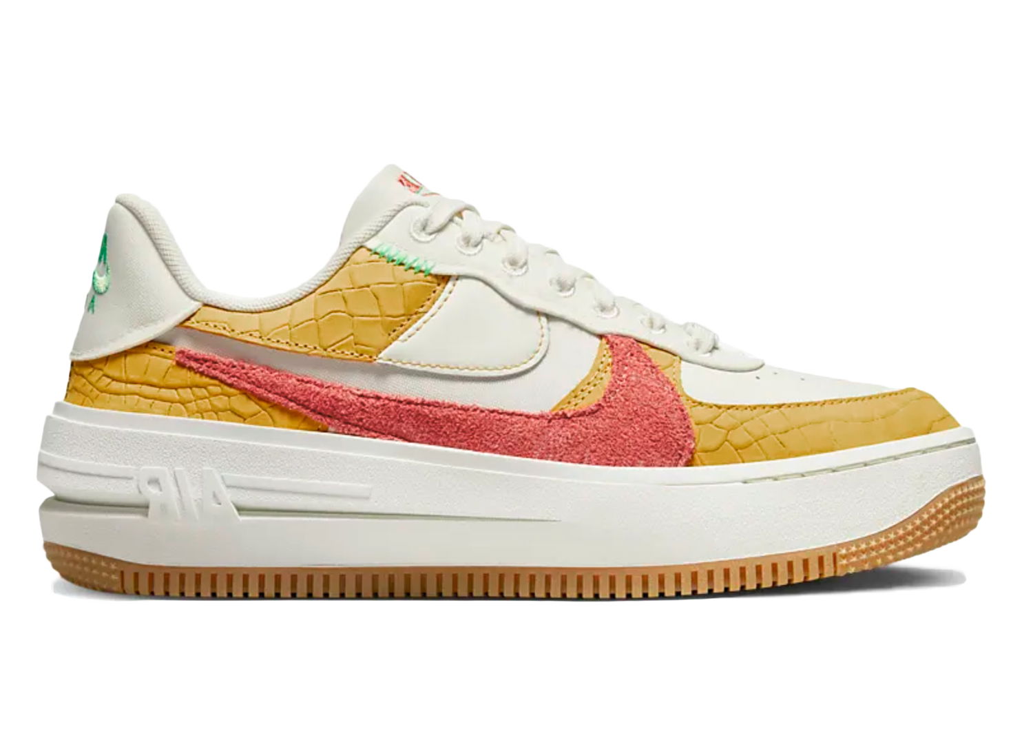 Sneakers og sko Nike Air Force 1 PLT.AF.ORM Sail Yellow Ocher W Beige | DX3209-133, 0
