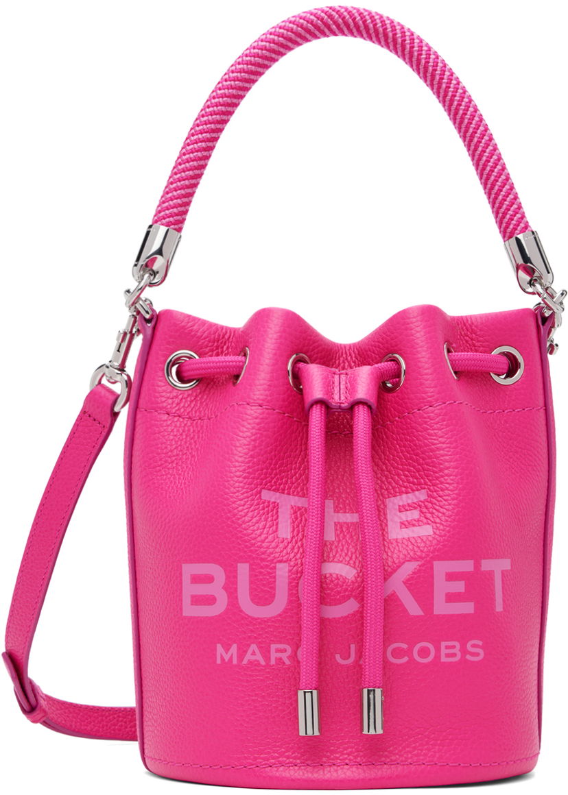 Håndtaske Marc Jacobs Marc Jacobs 'The Leather Bucket' Bag Lyserød | H652L01PF22