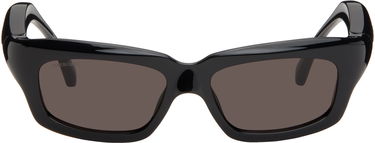 Solbriller Balenciaga Balenciaga Rectangular Sunglasses Sort | BB0385S-001, 0