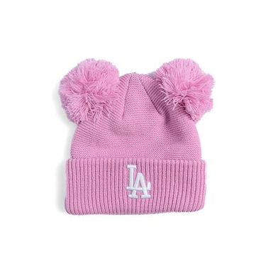 Beanie New Era LA Dodgers Double Pom Beanie Lyserød | 60565279, 0