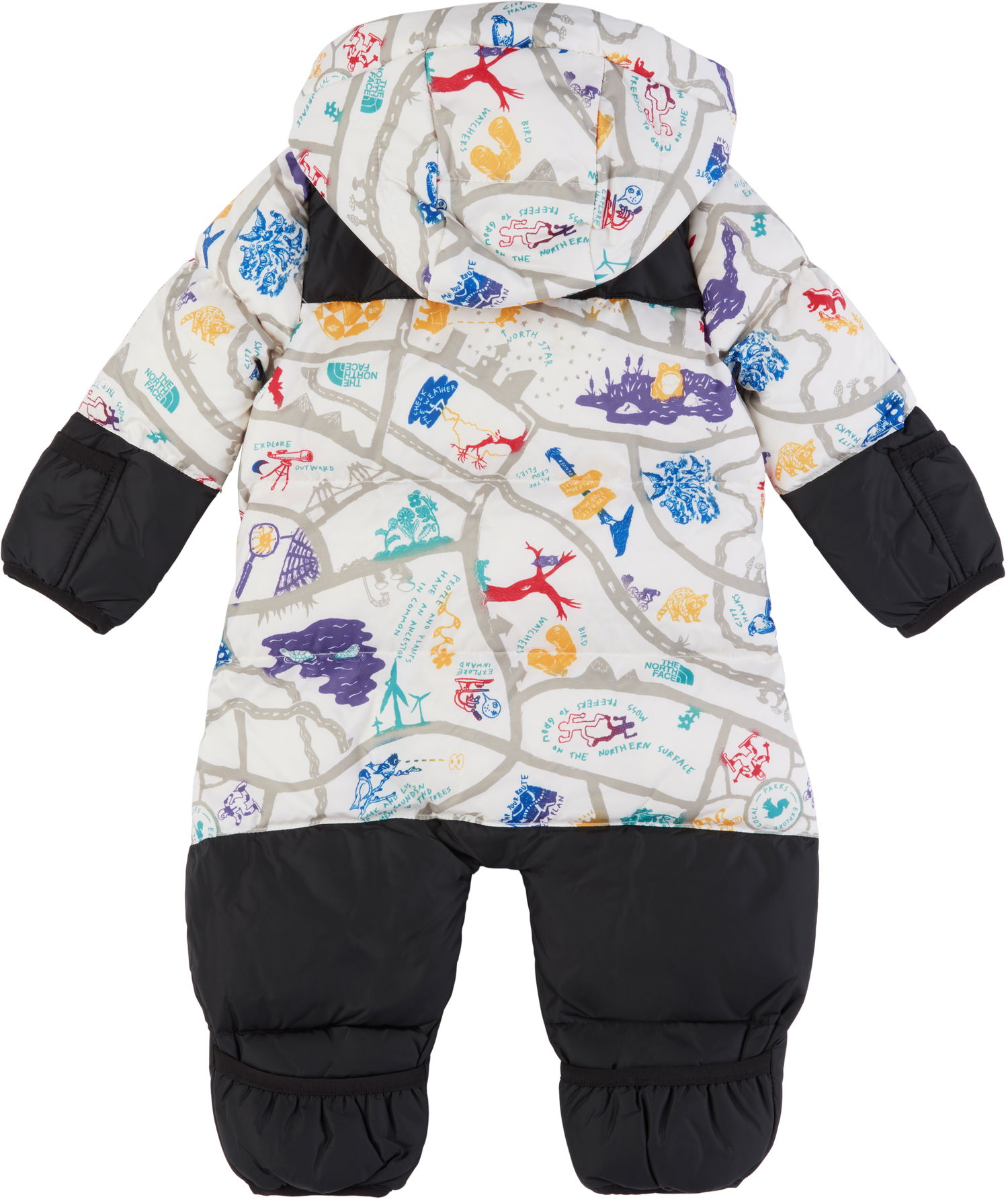 Jumpsuit The North Face Kids' 1996 Retro Nuptse Print Down Snowsuit Flerfarvet | NF0A7WPF4FO, 1