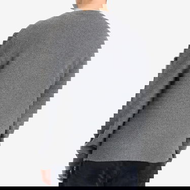 Sweater A.P.C. A.P.C. Thomas Waffle Knit Jumper Grå | WVBCZ-H23434-PLC, 3