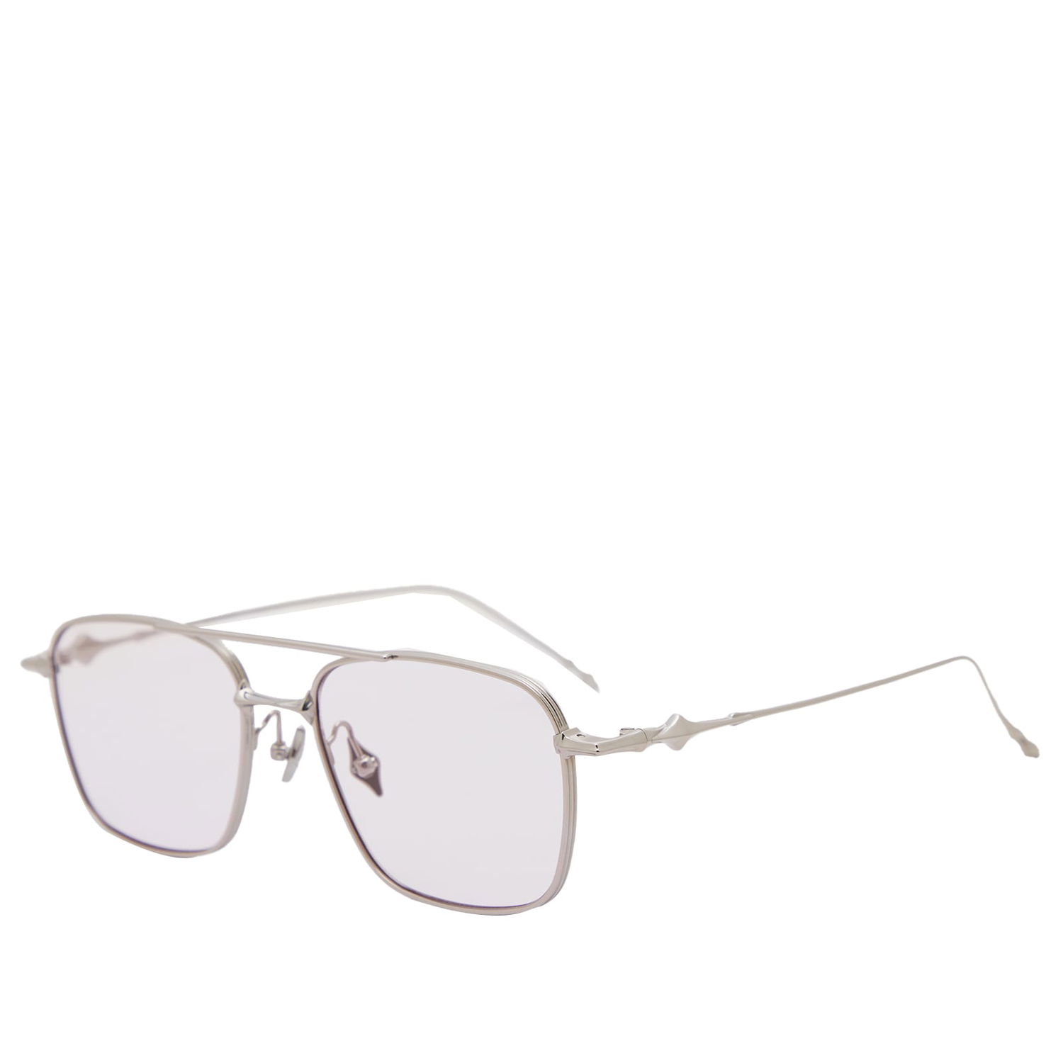 Solbriller Gentle Monster Silver/Pink Metal Sunglasses Metalisk | MET-02-V, 0