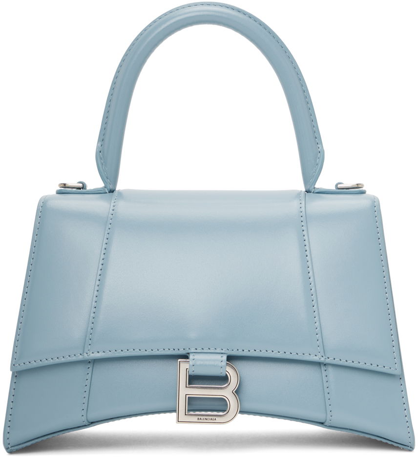 Skuldertaske Balenciaga Small Hourglass Bag Blå | 593546 1QJ4Y, 0
