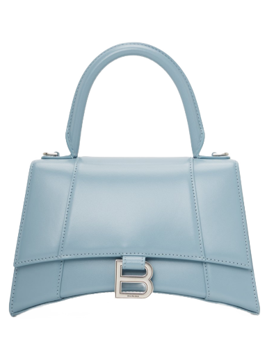 Skuldertaske Balenciaga Small Hourglass Bag Blå | 593546 1QJ4Y