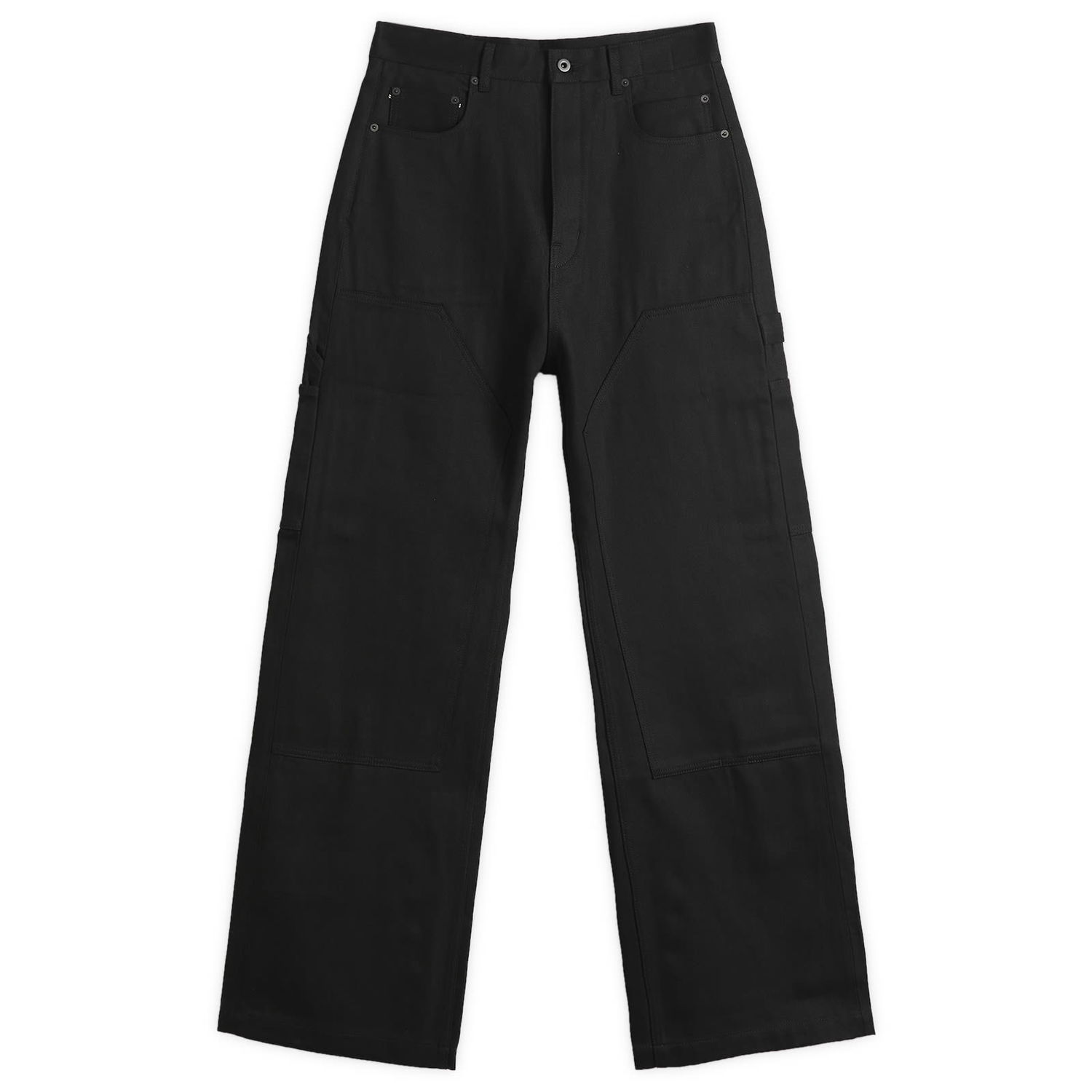 Jeans Rick Owens Geth Double Knee Jeans Size 30 Sort | DL01E6387-BLKJP-09, 1