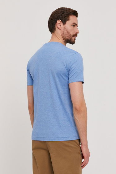 T-shirt Polo by Ralph Lauren Cotton Custom Tee Soft Blå | 710740727024, 2