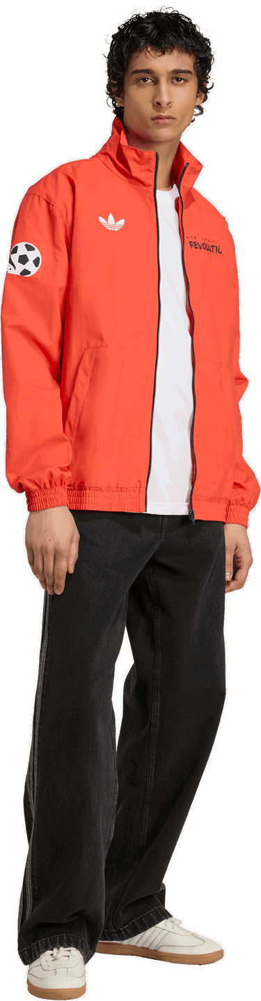Jakke adidas Originals New England Revolution Anthem Jacket Orange | jm5023, 5