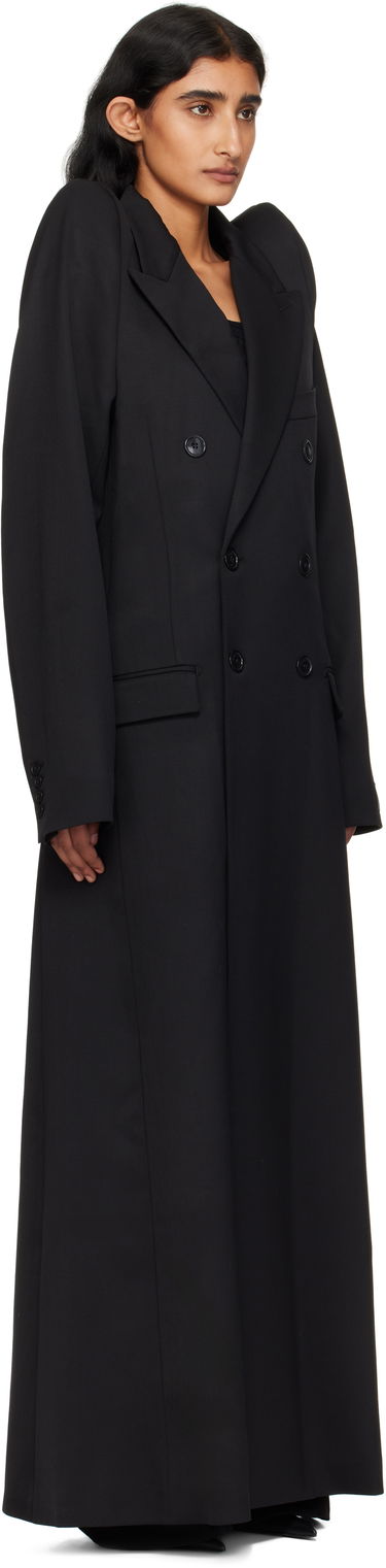 Frakker VETEMENTS VETEMENTS Tight Shoulder Tailored Coat Sort | UH76TC900B, 1