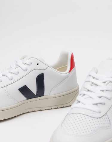 Sneakers og sko Veja V-10 Leather Extra Hvid | VX021267, 1