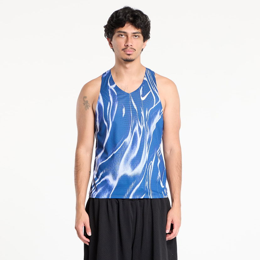 Tanktop Nike Nike AeroSwift Singlet Blå | HV2643-492