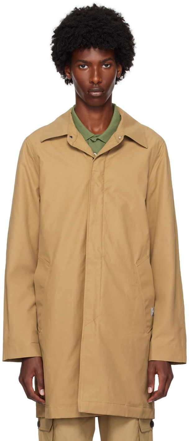 Frakker Paul Smith PS Paul Smith Spread Collar Coat Beige | M2R-018Z-N22090-61