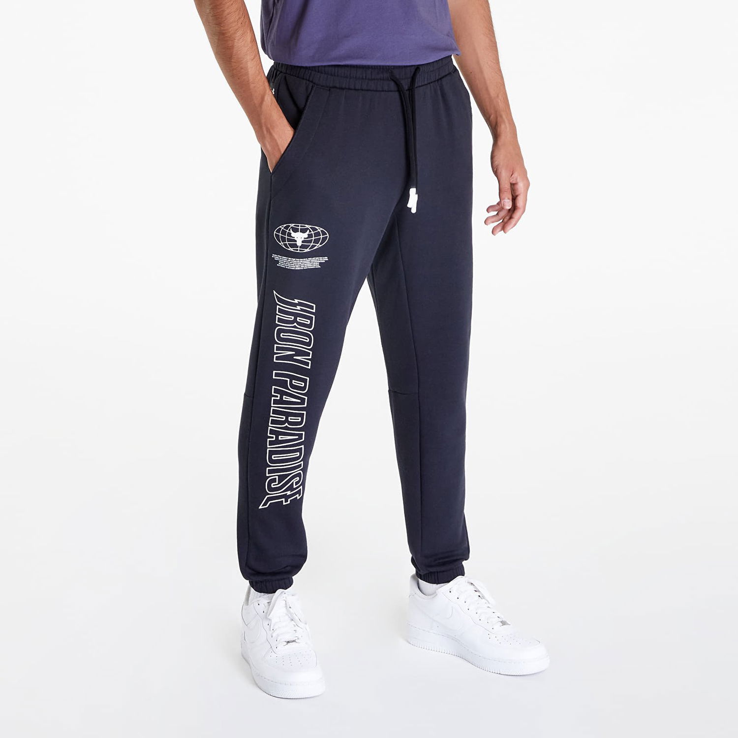Joggingbukser Under Armour Project Rock Rival Fleece Joggers Sort | 1373564-001, 0