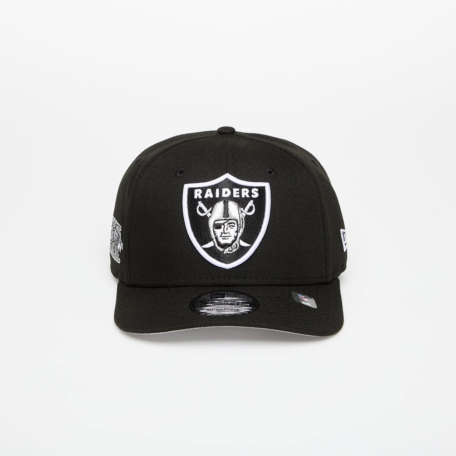 Kasket New Era New Era Las Vegas Raiders 9TWENTY Stretch Snap NFL Patch Adjustable Cap Sort | 60691216, 0