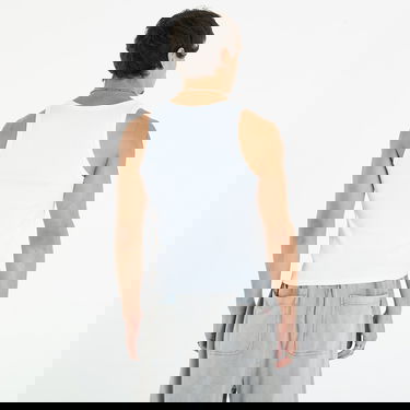 Tanktop Off-White Off-White Bookish Rib Tank Top Hvid | OMUY006C99JER0020110, 2