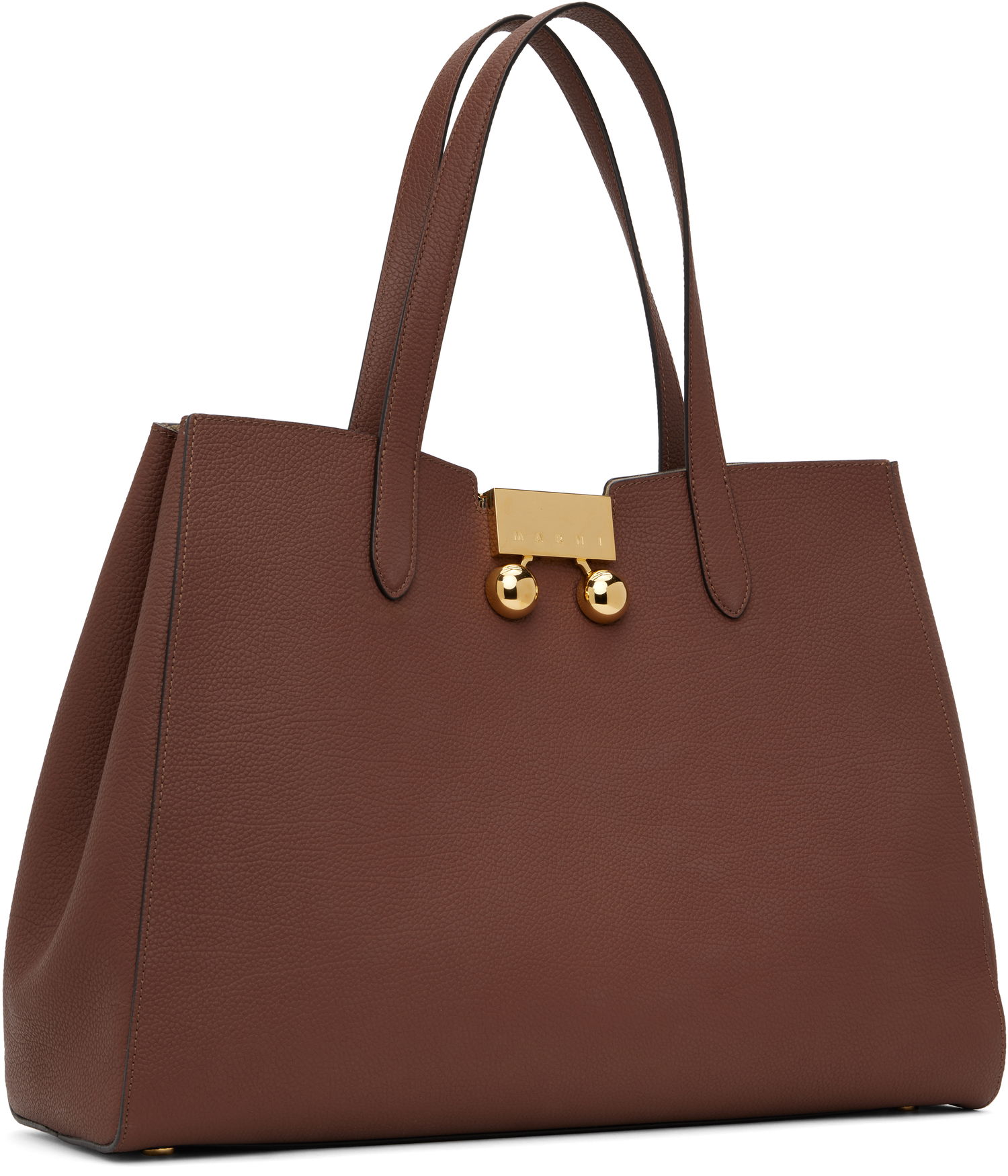 Mulepose Marni Marni Medium Trunkaroo Tote Brun | BMMP0154U0 P8185, 1