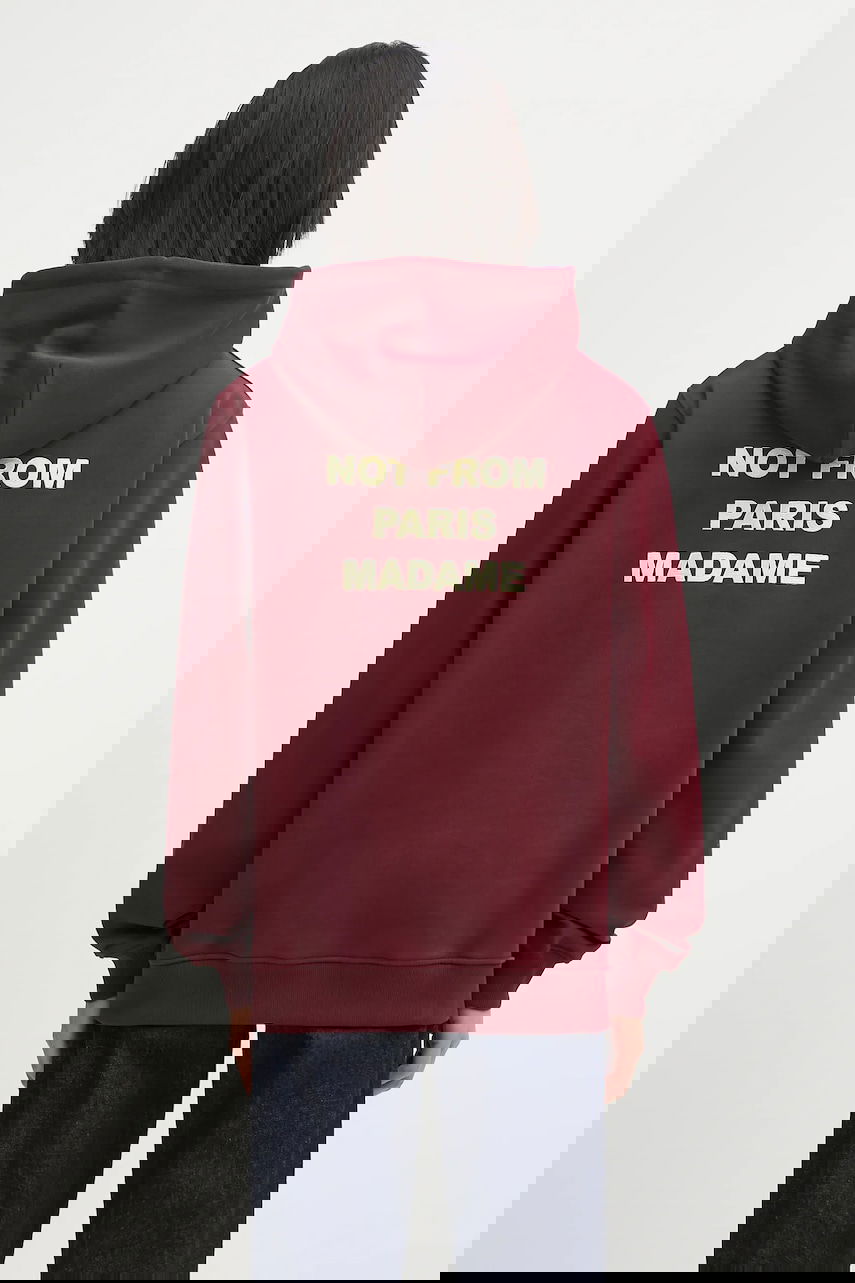 Sweatshirt Drôle de Monsieur Drôle de Monsieur Le Hoodie Slogan Bourgogne | I.HO162.CO127, 0