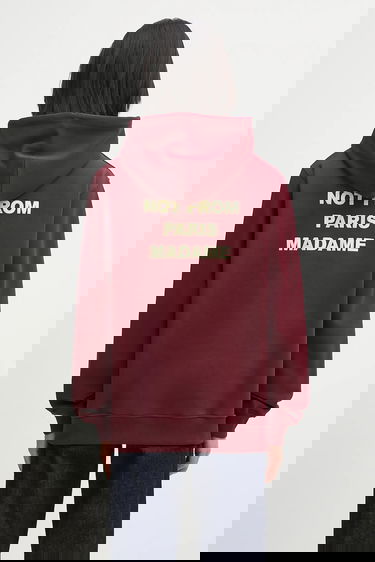 Sweatshirt Drôle de Monsieur Drôle de Monsieur Le Hoodie Slogan Bourgogne | I.HO162.CO127, 0