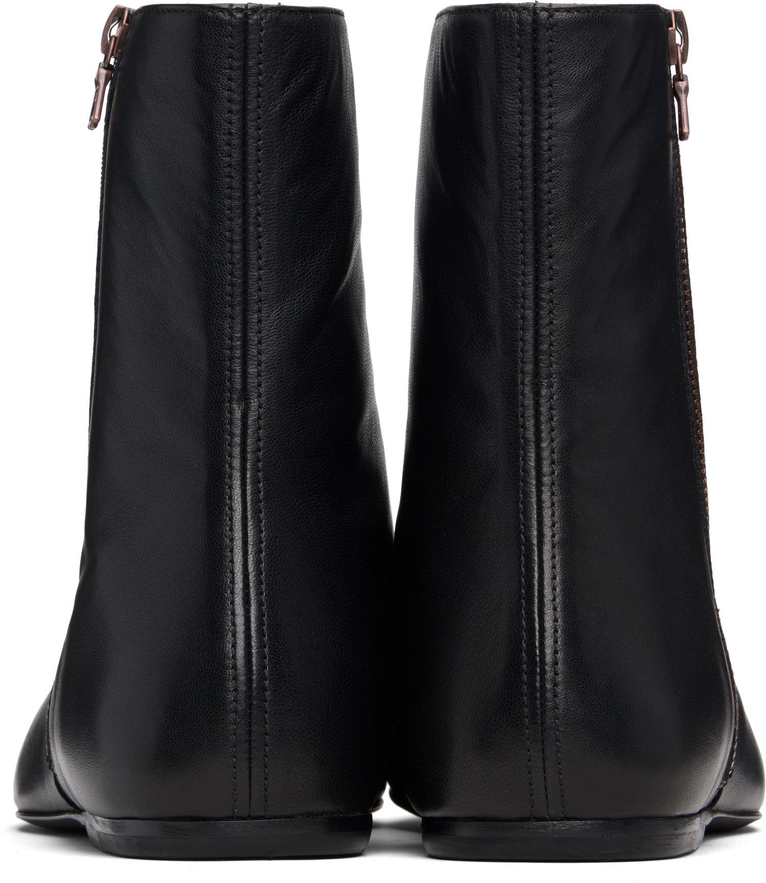 Sneakers og sko Dries Van Noten Dries Van Noten Leather Sock Boots Sort | 252-021709-112, 1